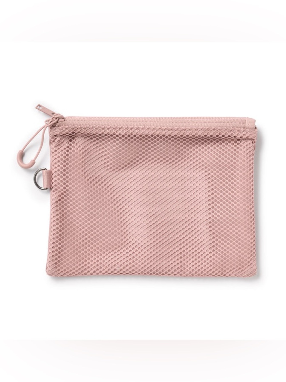 Muji Polyester Two Zipper Case_Medium_Pink_NWT